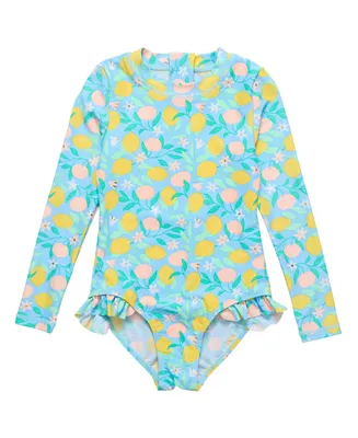 Toddler, Child Girls Lemon Drops Ls Surf Suit