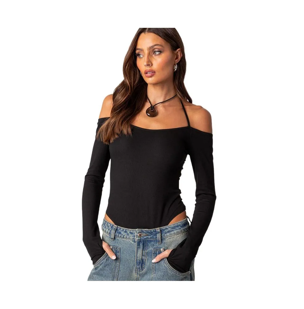 Women's Model Off Duty ribbed bodysuit