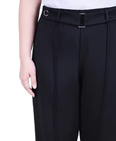 Ny Collection Petite Full Length Scuba Crepe Pants