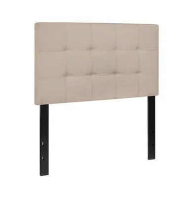 Quilted Tufted Twin Upholstered Headboard