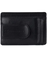 Alpine Swiss Mens Rfid Money Clip Leather Minimalist Wallet Card Case Id Window