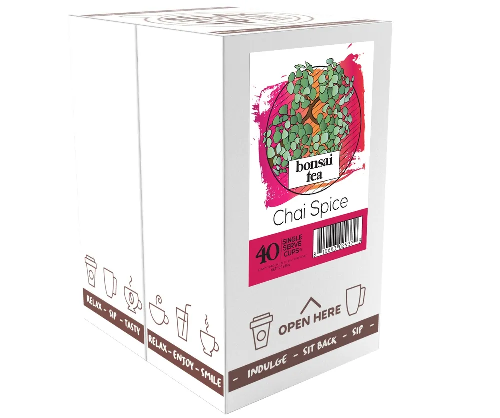 Bonsai Tea Co . Chai Spice Tea Pod, Compatible with 2.0 Keurig Brewers, 40  Count - Assorted Pre | CoolSprings Galleria