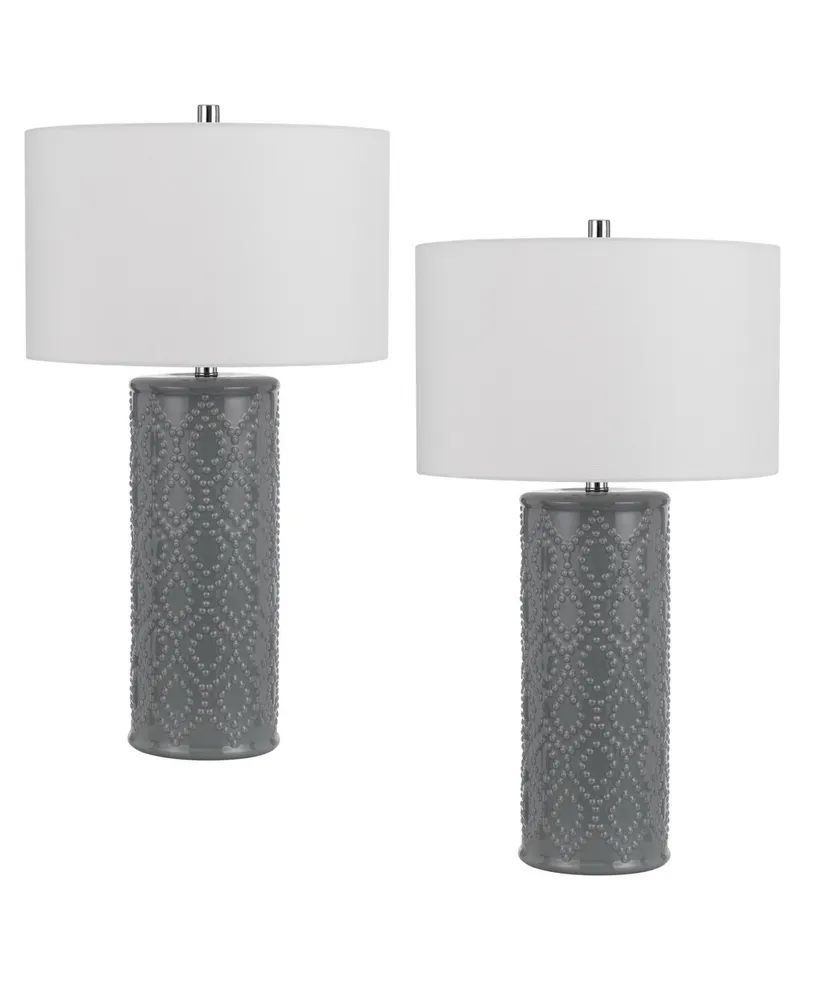 28.5" Height Ceramic Table Lamp Set