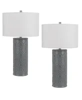 28.5" Height Ceramic Table Lamp Set