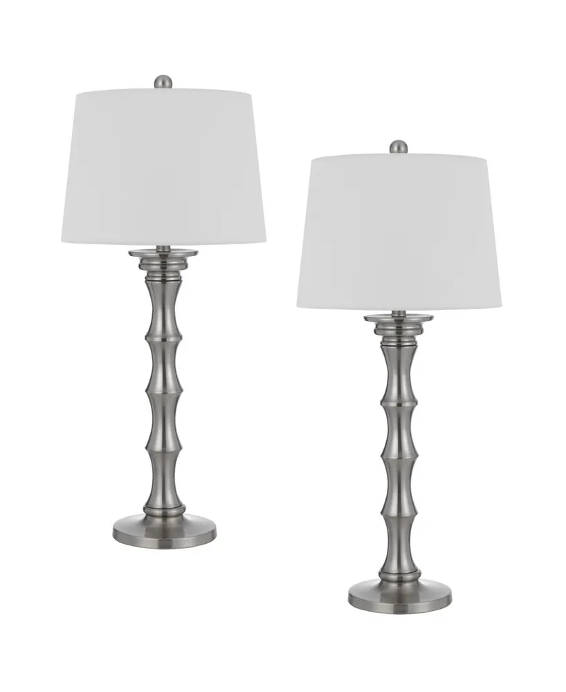 32" Height Metal Table Lamp Set