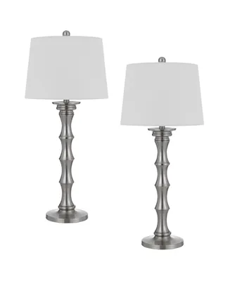 32" Height Metal Table Lamp Set