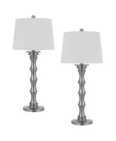 32" Height Metal Table Lamp Set