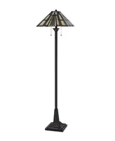 62" Height Metal and Resin Floor Lamp