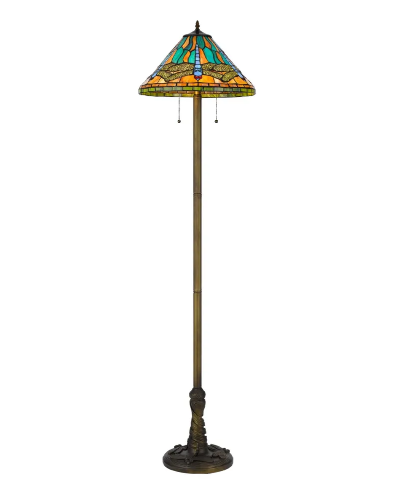 62.5" Height Metal and Resin Floor Lamp