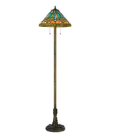 62.5" Height Metal and Resin Floor Lamp