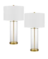 Hookerton 29" Height Glass Table Lamp Set