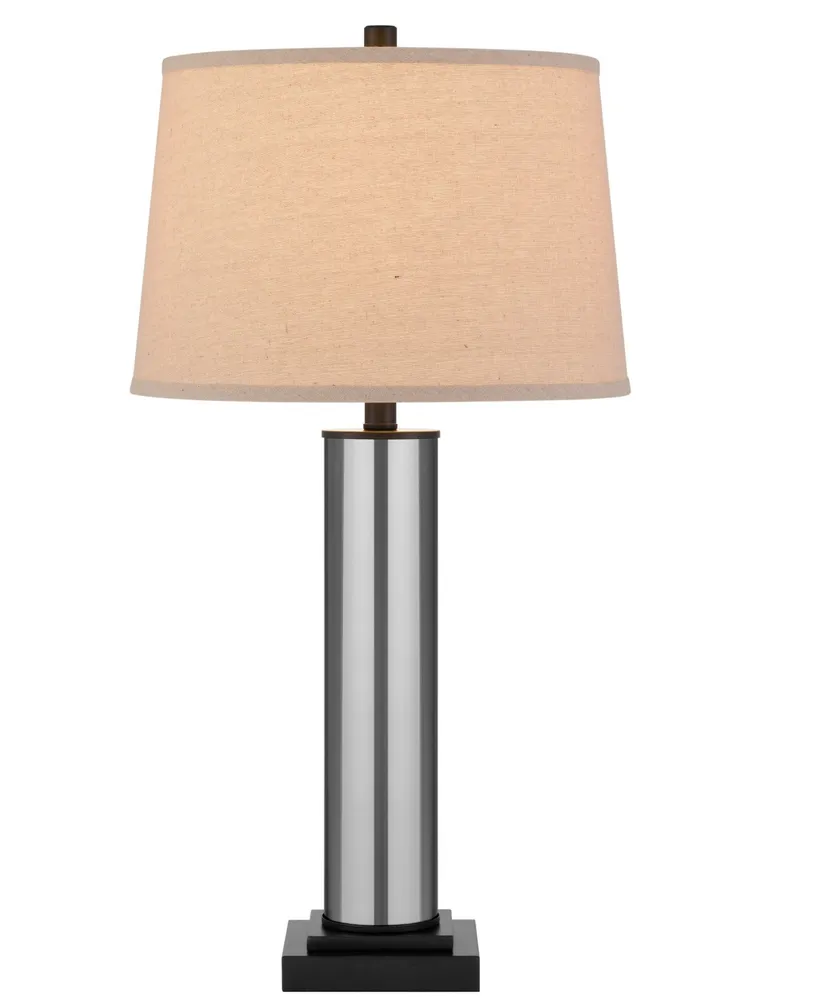 Garner 29" Height Glass and Metal Table Lamp Set