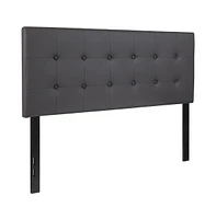 Button Tufted Full Upholstered Headboard
