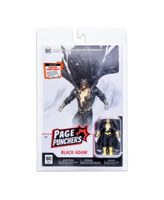 Dc Direct Black Adam with Comic Dc Page Punchers 3" Figure