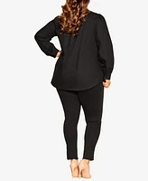 City Chic Plus Size Clean Look Shirt