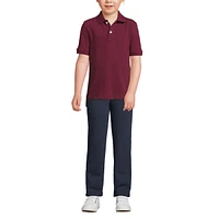 Lands' End Girls Short Sleeve Mesh Polo Shirt