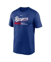 Men's Nike Royal Texas Rangers 2023 Postseason Authentic Collection Dugout T-shirt