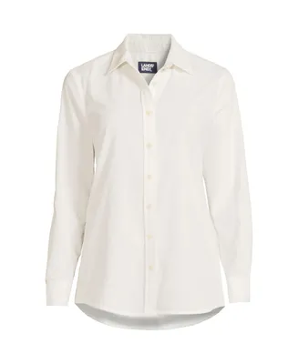 Lands' End Women's Pinwale Cord Long Sleeve Shirt