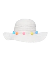 Toddler, Child Girls Pastel Pompom Sunhat