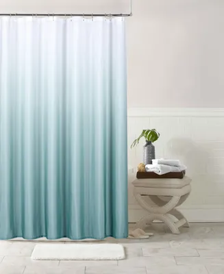 Dainty Home Shades Ombre Shower Curtain, 72" x 70"