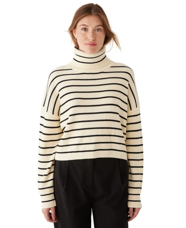 Women's Knit Turtleneck Sweater, Oak & Ivy