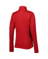 Women's Columbia Red Georgia Bulldogs Park View Omni-Wick Half-Zip Top