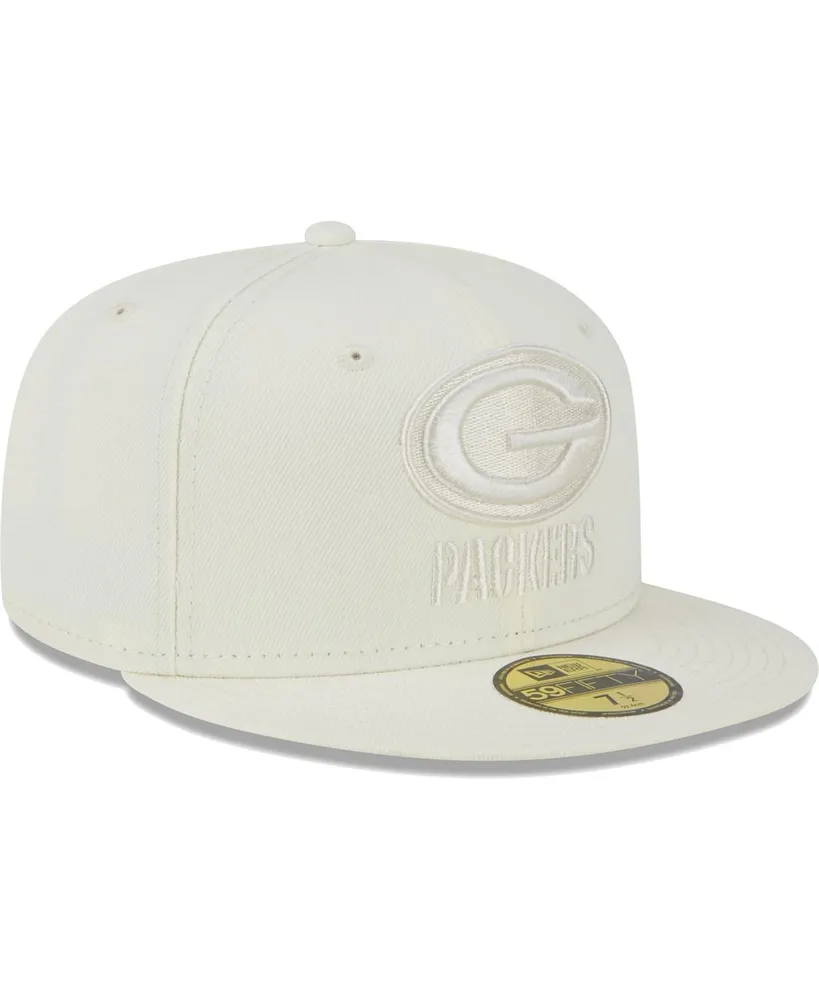 Men's New Era Cream Green Bay Packers Color Pack 59FIFTY Fitted Hat