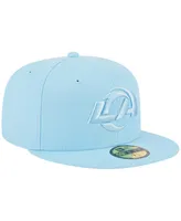 Men's New Era Light Blue Los Angeles Rams Color Pack Brights 59FIFTY Fitted Hat