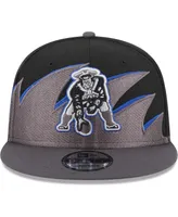 Men's New Era Black New England Patriots Tidal Wave 9FIFTY Snapback Hat