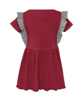 Girls Toddler Crimson Alabama Tide Too Cute Tri-Blend Dress