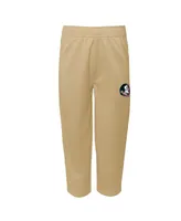 Toddler Boys and Girls Garnet Florida State Seminoles Two-Piece Red Zone Jersey Pants Set