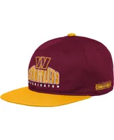 Youth Boys and Girls Burgundy Washington Commanders Legacy Dead stock Snapback Hat