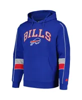 Men's Starter Royal Buffalo Bills Captain Pullover Hoodie