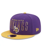 Men's New Era Purple, Gold Minnesota Vikings Headline 9FIFTY Snapback Hat