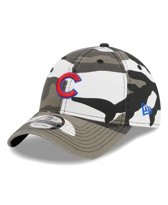 Men's New Era Camo Chicago Cubs Black Camo 9TWENTY Adjustable Hat