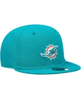 Infant Boys and Girls New Era Aqua Miami Dolphins My 1st 9FIFTY Snapback Hat