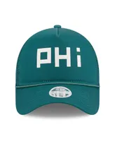 Women's New Era Midnight Green Philadelphia Eagles McGee Trucker 9FORTY Adjustable Hat