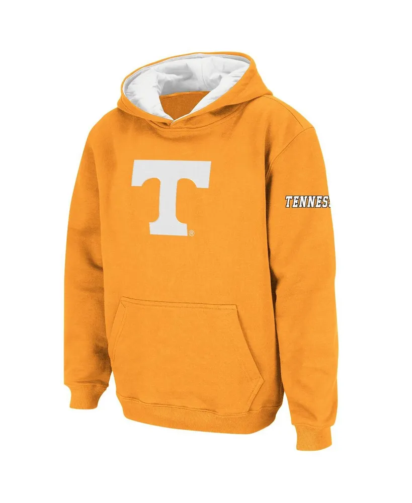 Big Boys Stadium Athletic Tennessee Orange Volunteers Logo Pullover Hoodie