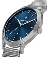Lilienthal Berlin Unisex Huxley Silver Silver-Tone Stainless Steel Mesh Watch 40mm