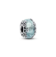 Pandora Sterling Silver Winter Snowflake Murano Charm