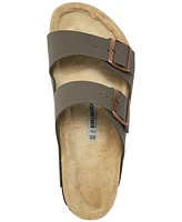 Birkenstock Men's Arizona Birkibuc Shearling Sandals from Finish Line