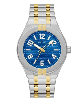 Guess Men's Analog Two-Tone Stainless Steel Watch 44mm - Two