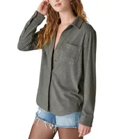 Lucky Brand Women's Cozy Knit Shacket