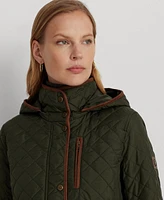 Lauren Ralph Women's Hooded Quilted Coat