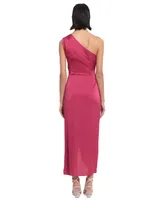 Donna Morgan Women's One-Shoulder Midi Dress