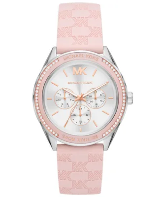 Michael Kors Women's Jessa Multifunction Blush Silicone Watch 40mm