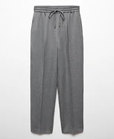 Mango Women's Flowy Jogger Pants