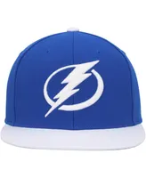 Men's Mitchell & Ness Blue Tampa Bay Lightning Core Team Ground 2.0 Snapback Hat