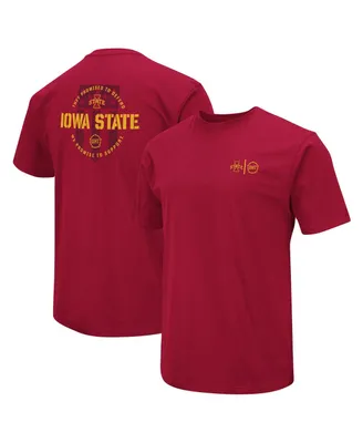 Men's Colosseum Cardinal Iowa State Cyclones Oht Military-Inspired Appreciation T-shirt