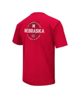 Men's Colosseum Scarlet Nebraska Huskers Oht Military-Inspired Appreciation T-shirt